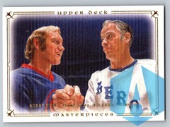 2008-09 UD Masterpieces Bobby Hull & Mr.Hockey Gordie Howe #28